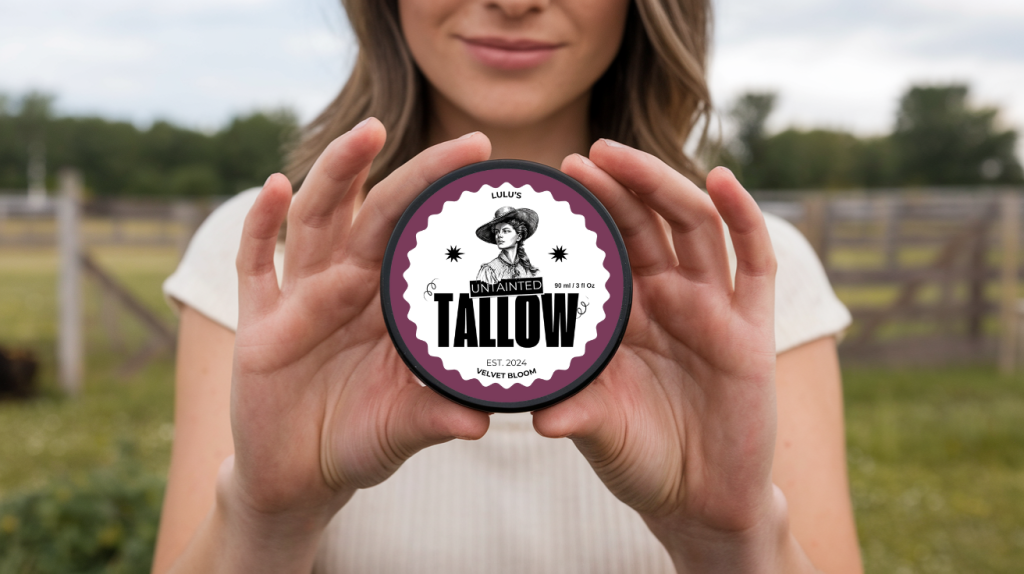 lulu web pic 1 (1) Lulu's Untainted Tallow Velvet Bloom For Dry Skin